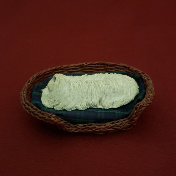 Sandra Brue Sleeping Maltese Sculpture - Picture 2 of 5